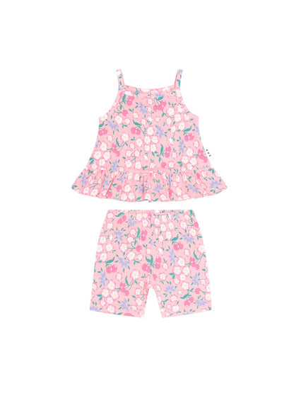 Tropical Cherry Floral 2 Piece Set