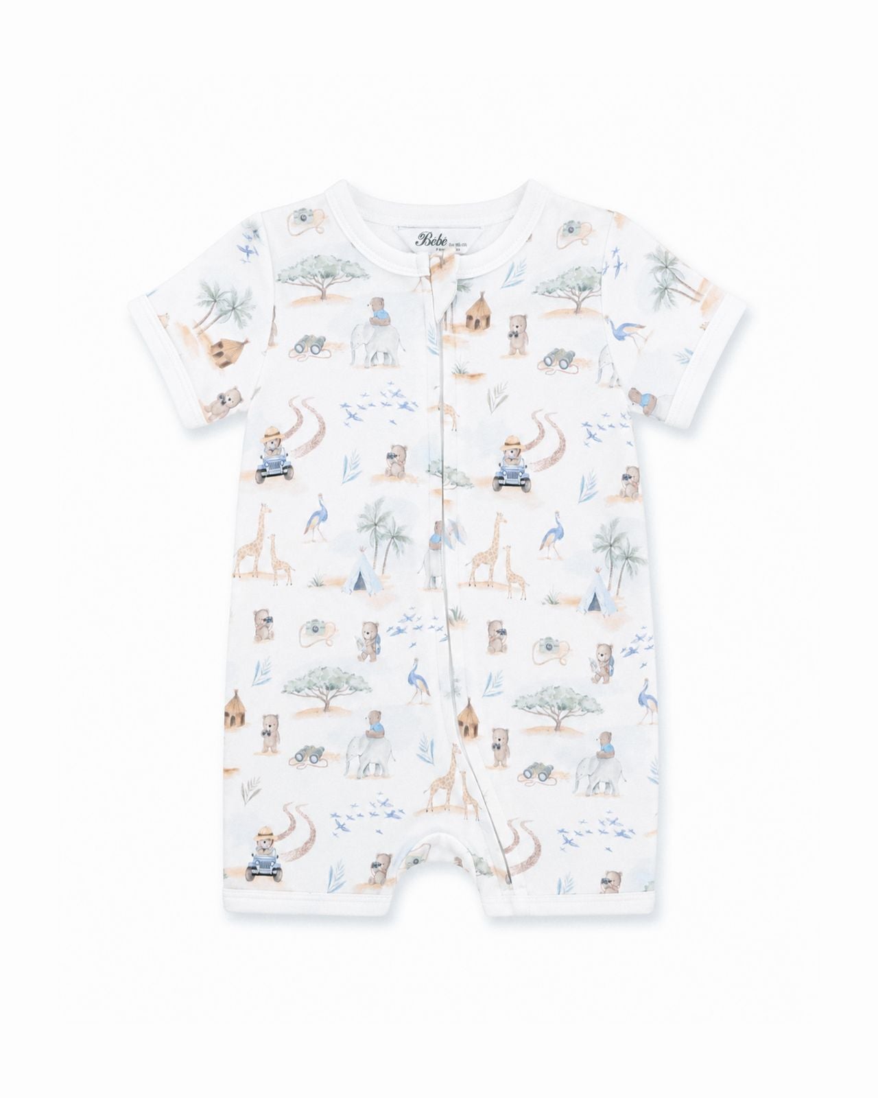 Brady Organic SS Zip Romper