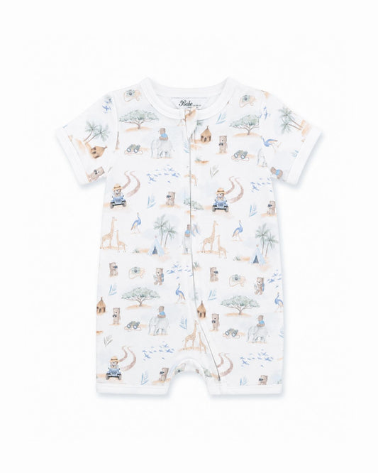 Brady Organic SS Zip Romper