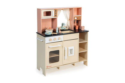 Cream Play Kitchen Wooden Toy Set (PRE-ORDER ITEM)