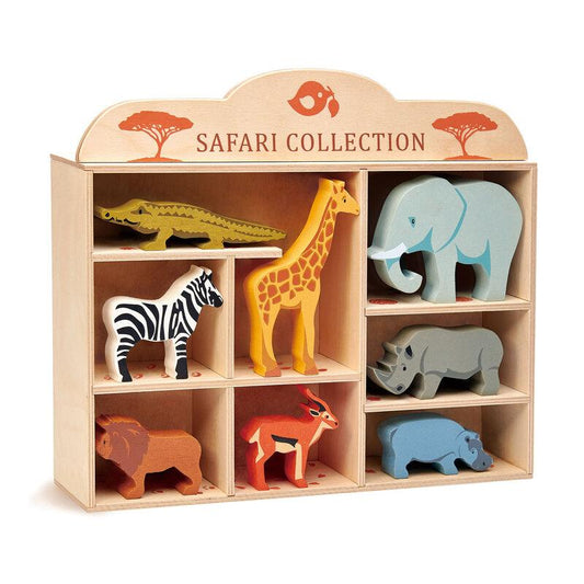 1 Piece Safari Animal Display Shelf Set - Aster & Ruby