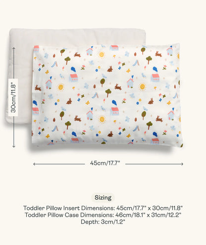 Organic Toddler Pillow and Case Daydream