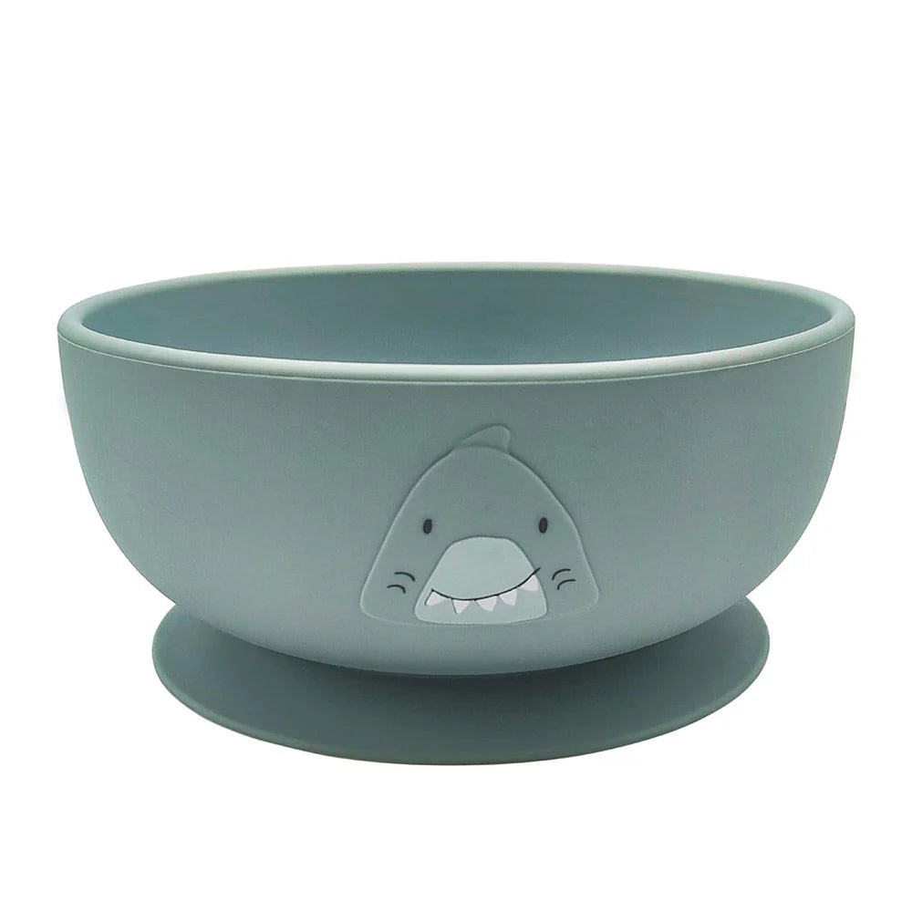 Silicone Suction Bowl Mr. Shark