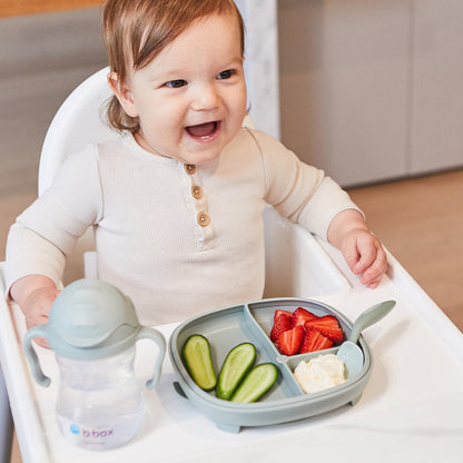 2-in-1 Suction Plate - Ocean