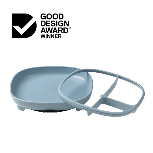 2-in-1 Suction Plate - Ocean