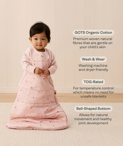 Side Zip Premium Sleeping Bag 2.5 TOG Daisies