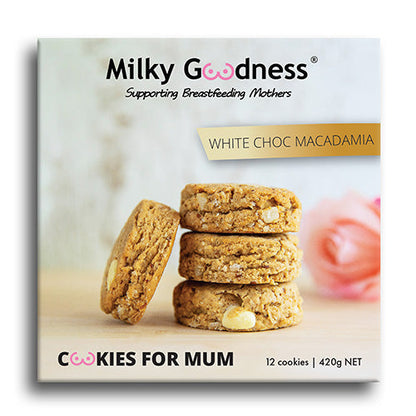White Chocolate Chip & Macadamia Lactation Cookies