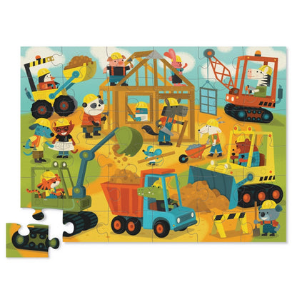 Classic Floor Puzzle 36 Pc Busy Builders