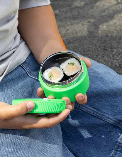 Insulated Mini Food Jar Apple