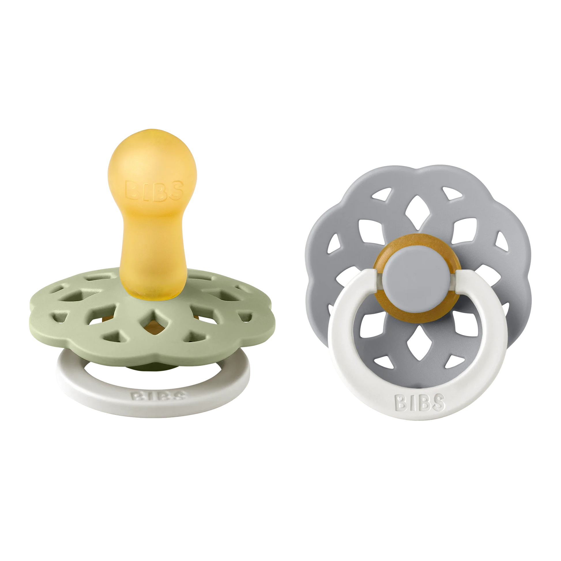 BIBS Sage/Cloud Boheme GLOW 2pk | Aster & Ruby