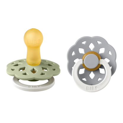 BIBS Sage/Cloud Boheme GLOW 2pk | Aster & Ruby