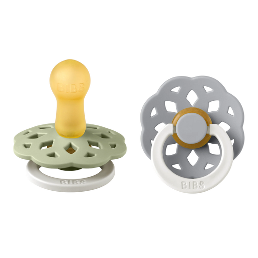 BIBS Sage/Cloud Boheme GLOW 2pk | Aster & Ruby