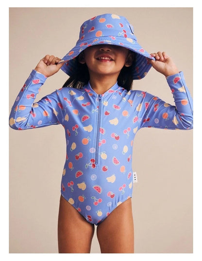 Huxbaby Fruit Emoji Zip Swimsuit | Aster & Ruby