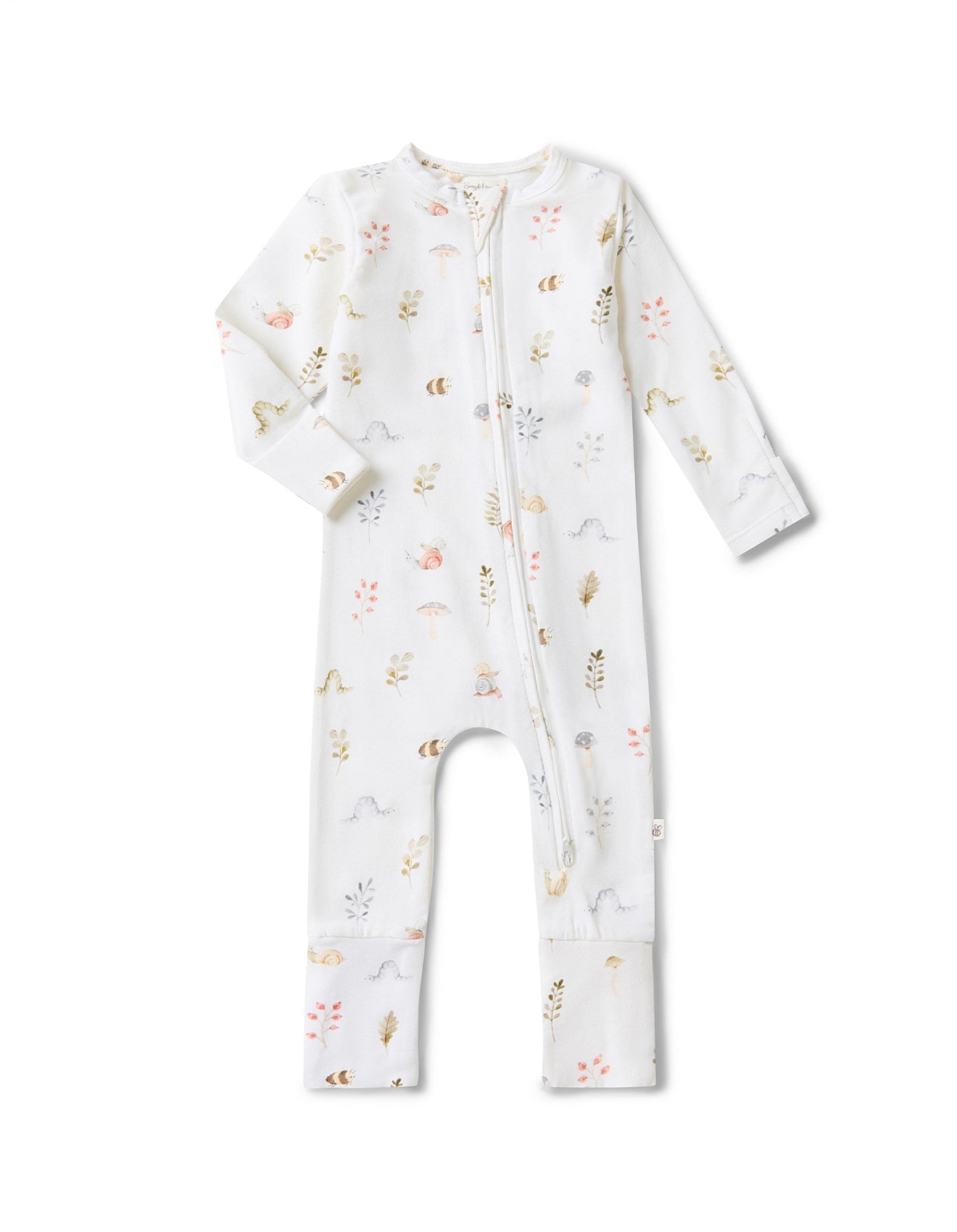 Snuggle Hunny Kids Garden Friends Organic Snugglesuit Convertible Romper | Aster & Ruby