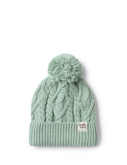 Snuggle Hunny Kids Sage Organic Baby Knit Beanie | Aster & Ruby
