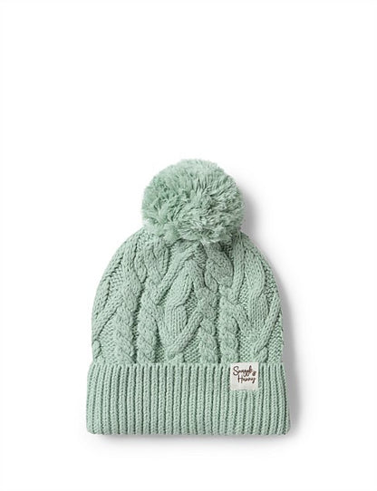 Snuggle Hunny Kids Sage Organic Baby Knit Beanie | Aster & Ruby