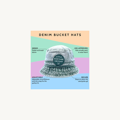 Little Renegade Company hat – Emerald Bucket Hat from Aster & Ruby