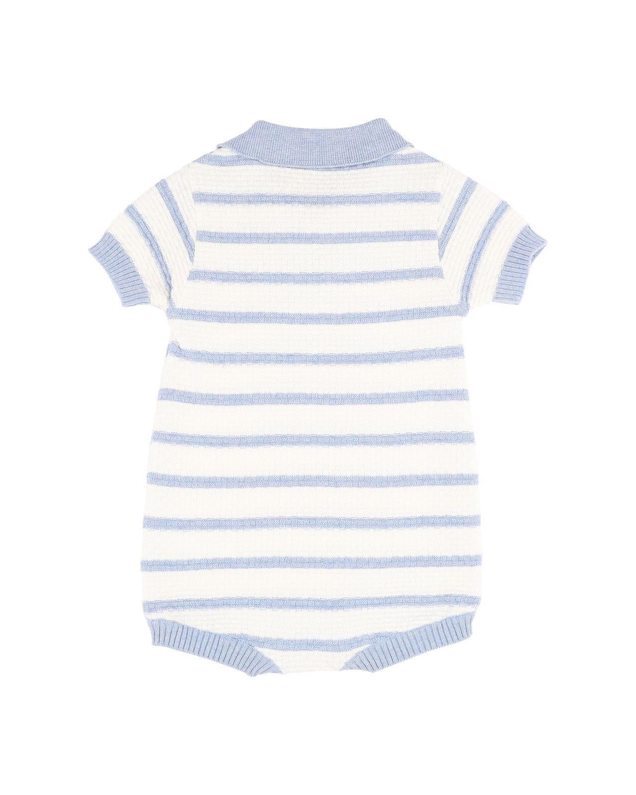Brady Organic Knitted Polo Romper