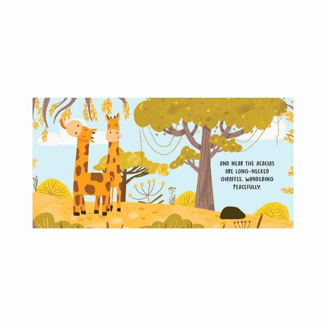 Sassi Junior Sweet Sound Stories The Savannah Board Book | Aster & Ruby