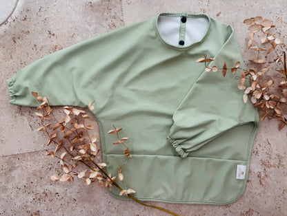 Long Sleeve Smock Bib - Small / Sage