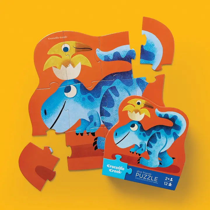 Mini Puzzle 12 Pc Dino Friends