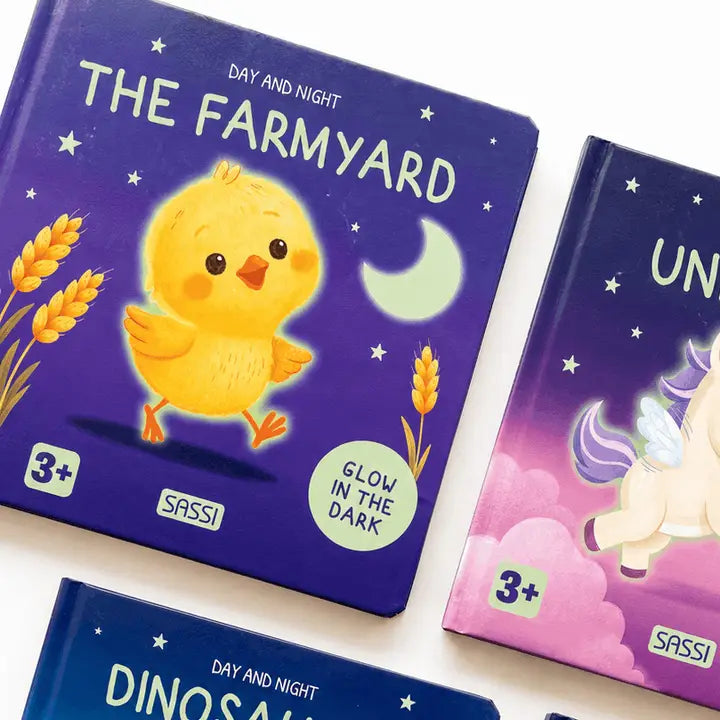 Board Book - Glow-in-The-Dark - the Farmyard