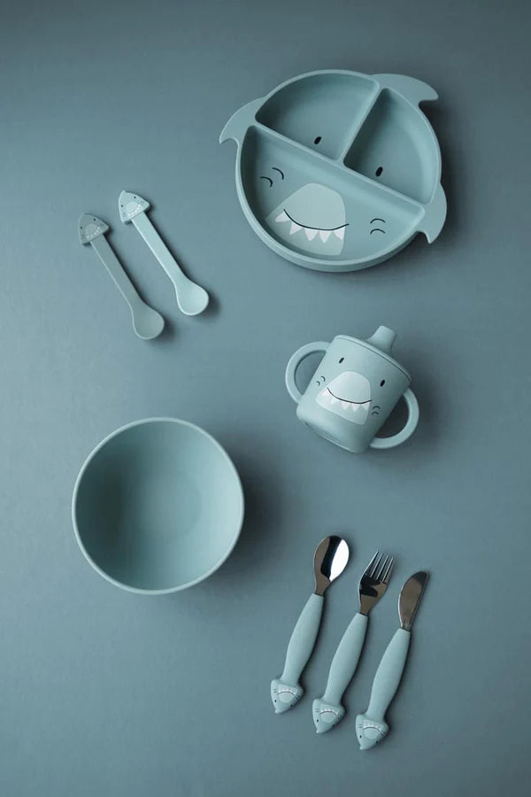 Silicone Suction Bowl Mr. Shark