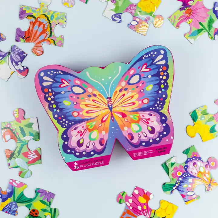 Classic Floor Puzzle 36 Pc Butterfly Garden