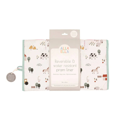 All4Ella Pram Liner Country Farm | Aster & Ruby