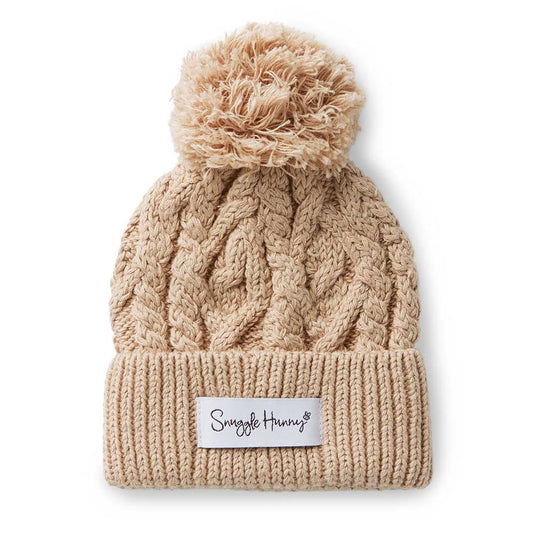 Snuggle Hunny Kids Hazelnut Organic Baby Knit Beanie | Aster & Ruby