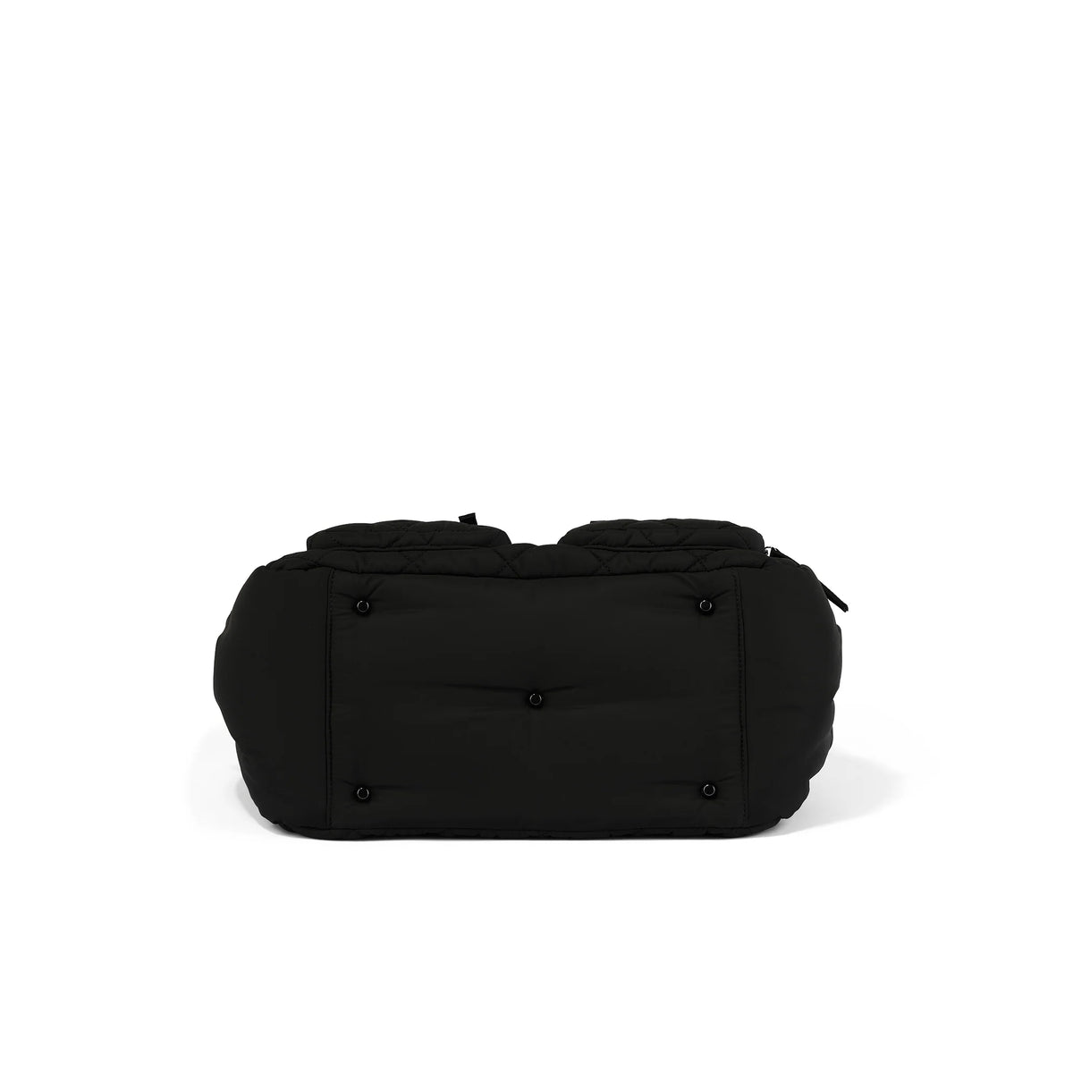 Carry All Nappy Bag Puffy Black Quilt