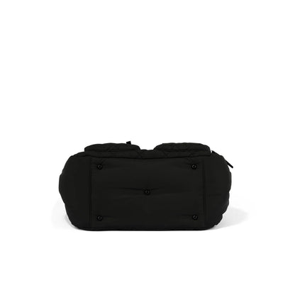 Carry All Nappy Bag Puffy Black Quilt