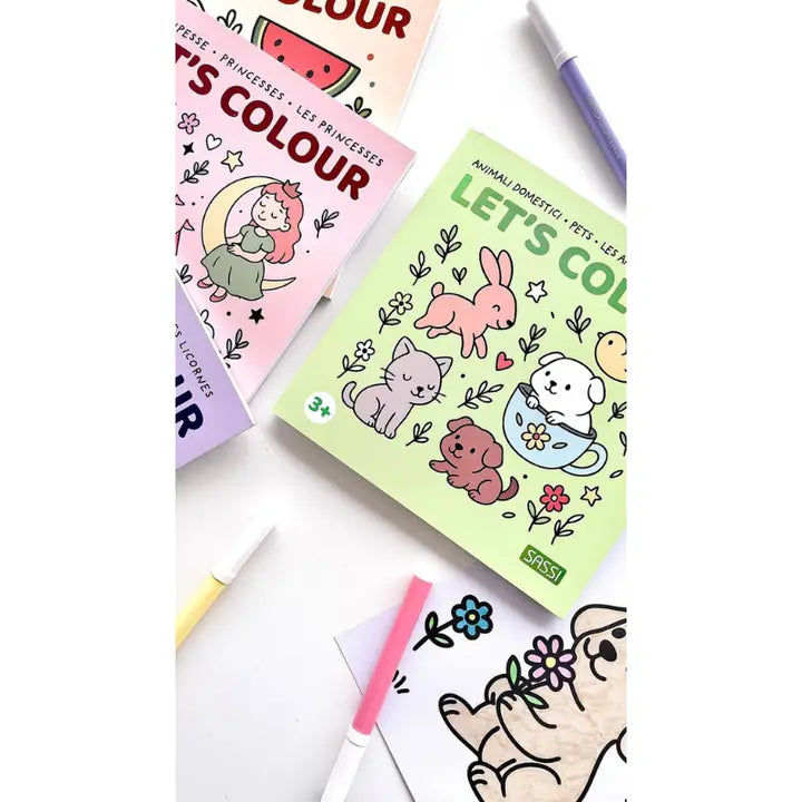 Colouring Book Square - Pets