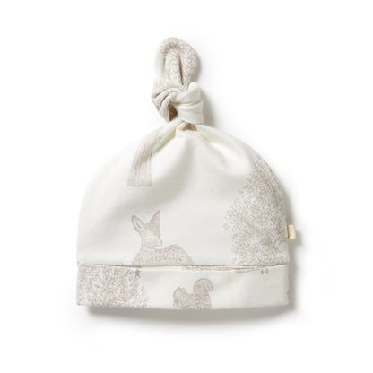 Organic Knot Hat Welcome to the World