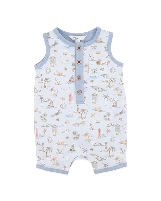 Max Print Puppy Romper