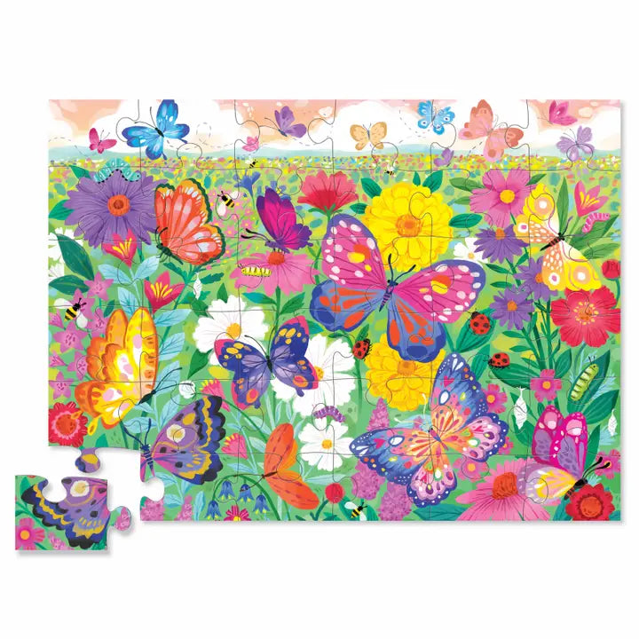 Classic Floor Puzzle 36 Pc Butterfly Garden