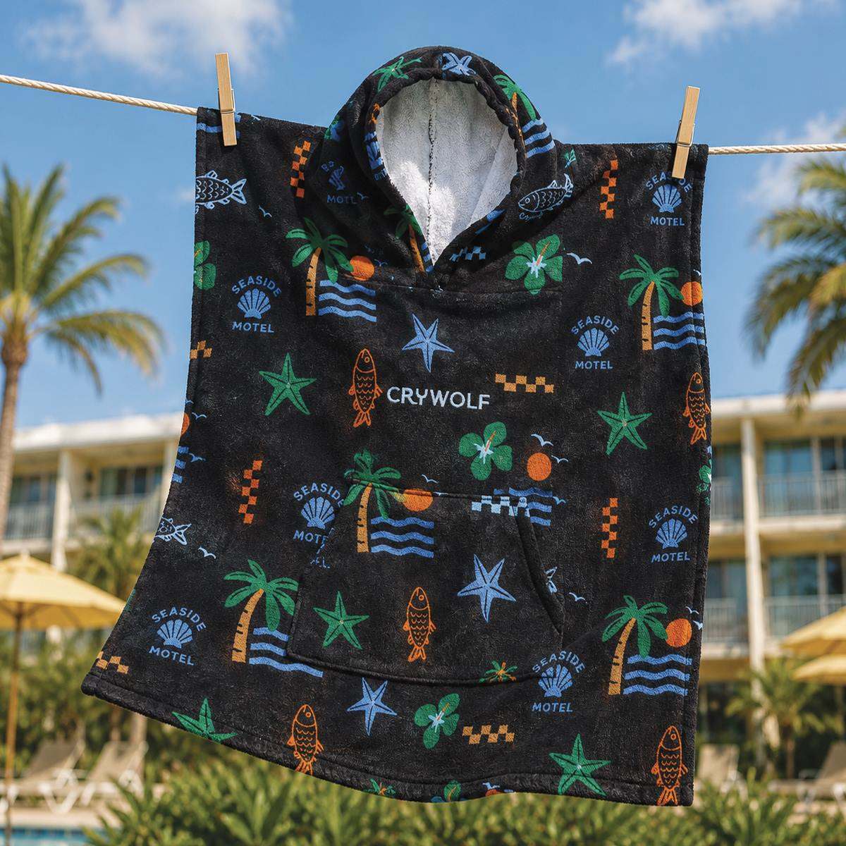 Hooded Towel Seaside Motel