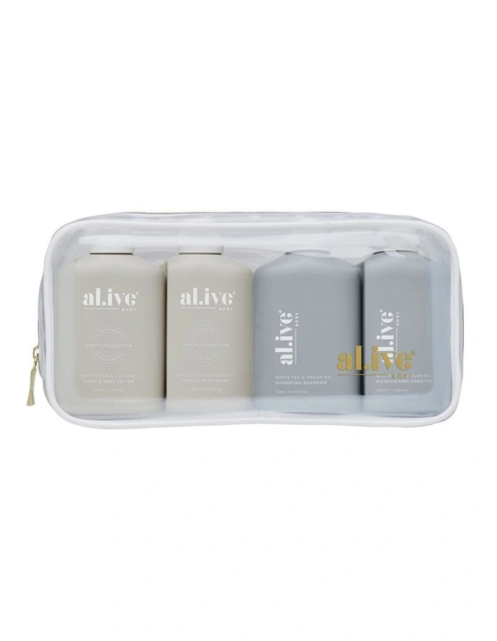 Al.ive Body Holiday Hair & Body Travel Pack | Aster & Ruby