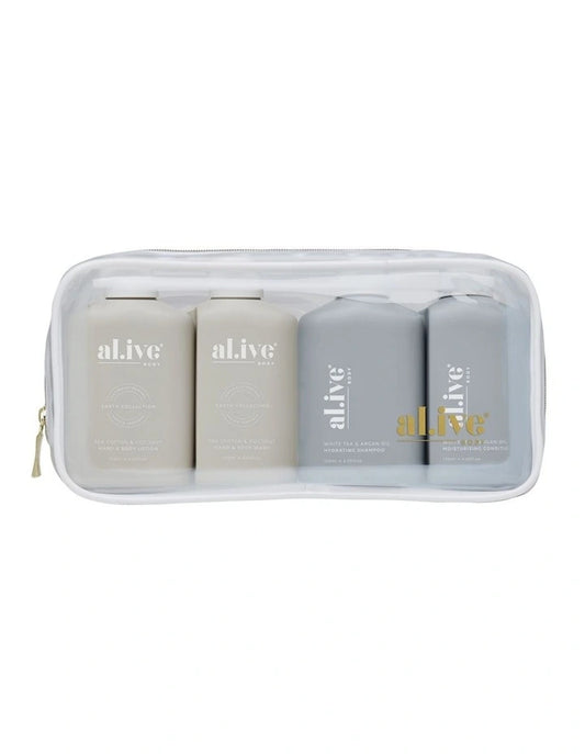 Al.ive Body Holiday Hair & Body Travel Pack | Aster & Ruby