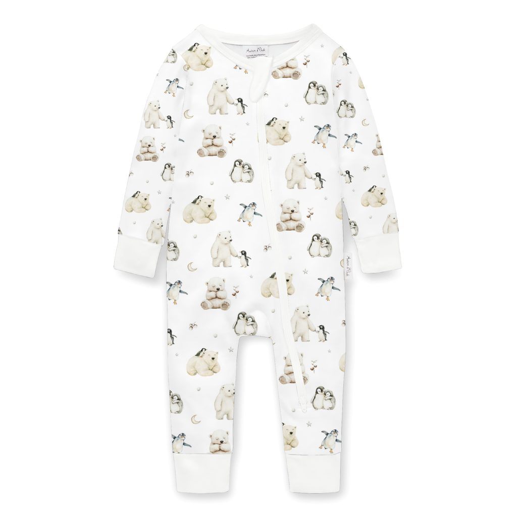 Polar Friends Zip Romper