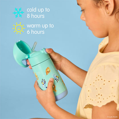 Bluey playtime 350mL insulated drink bottle