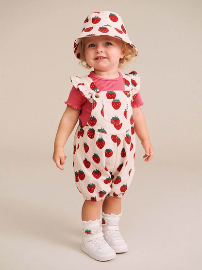 Strawberry Bubble Romper