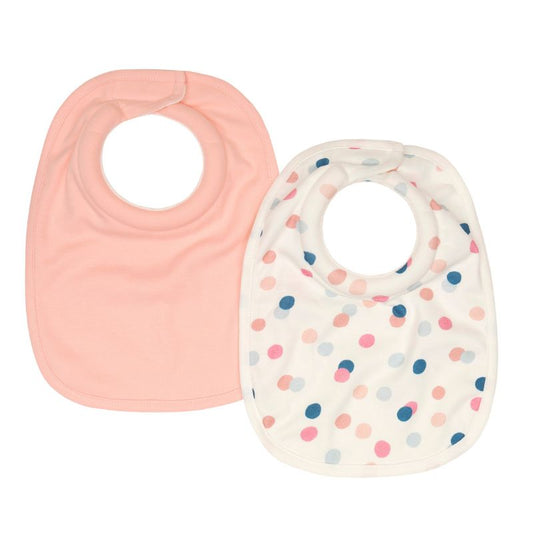 Roll Neck Bibs 2Pk - Confetti