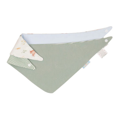 Bandana Bibs 2Pk - Forest Friends back