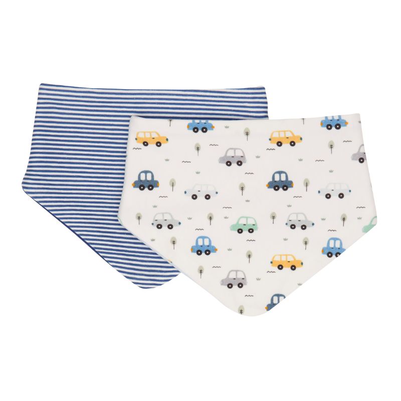 Bandana Bibs 2Pk - Beep Beep