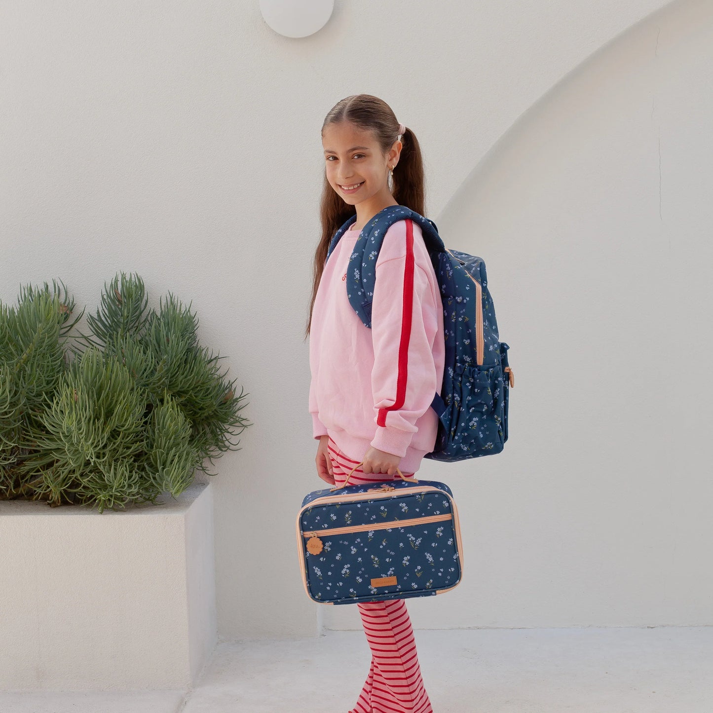 Forget Me Not Large Lunch Bag