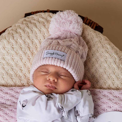 Blush Pink Organic Baby Knit Beanie