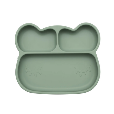 WMBT Bear Stickie Plate Sage