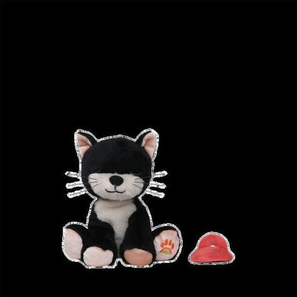 Olli Ella plush toys – Binky Kitten Kit - Black & White from Aster & Ruby