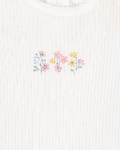 Bonnie Organic Embroidered Bodysuit